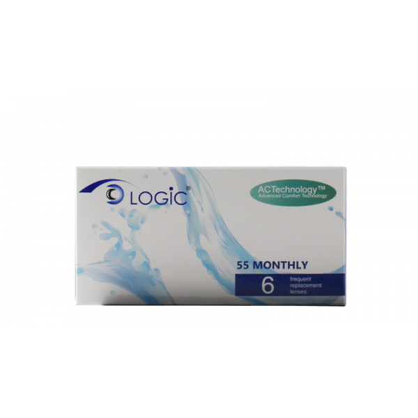 UNICON LOGIC 55 MONTHLY 6PC Φακοί Επαφής Μυωπίας - Υπερμετρωπίας